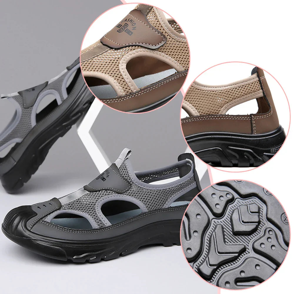 Sandalias Transpirables Baotou para Hombre
